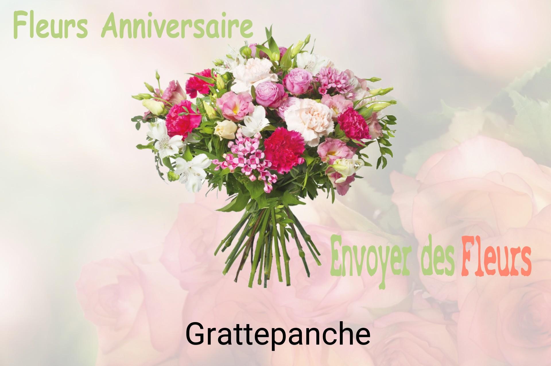 Bouquet de fleurs d’anniversaire livré à Grattepanche
